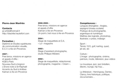 Mon cv